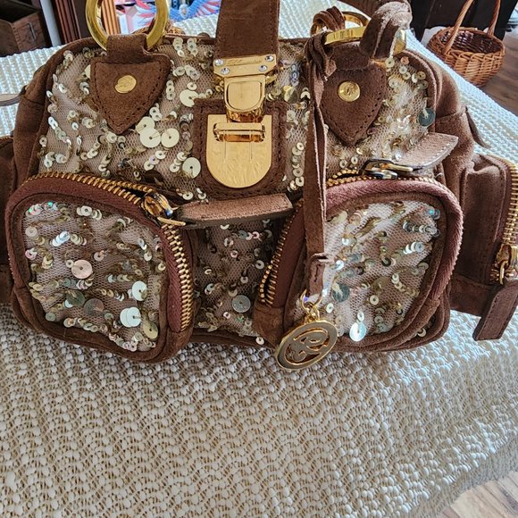 Blumarine Women Handbag Camel Color Leather - Picture 9 of 9